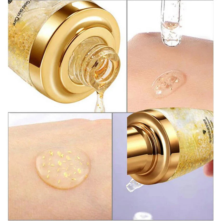 BIOAQUA 24K Gold Face Serum Anti Aging Hyaluronic Acid Skin Moisturizer