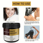 Keratin Hair Mask 100g Repair Treatment for Damaged Frizzy Hair
