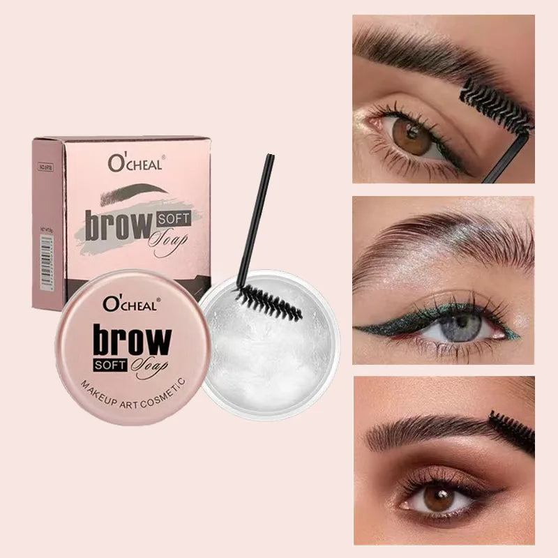 O'CHEAL Eyebrow Soap Sculpting Gel Waterproof Brow Styling Wax - 1