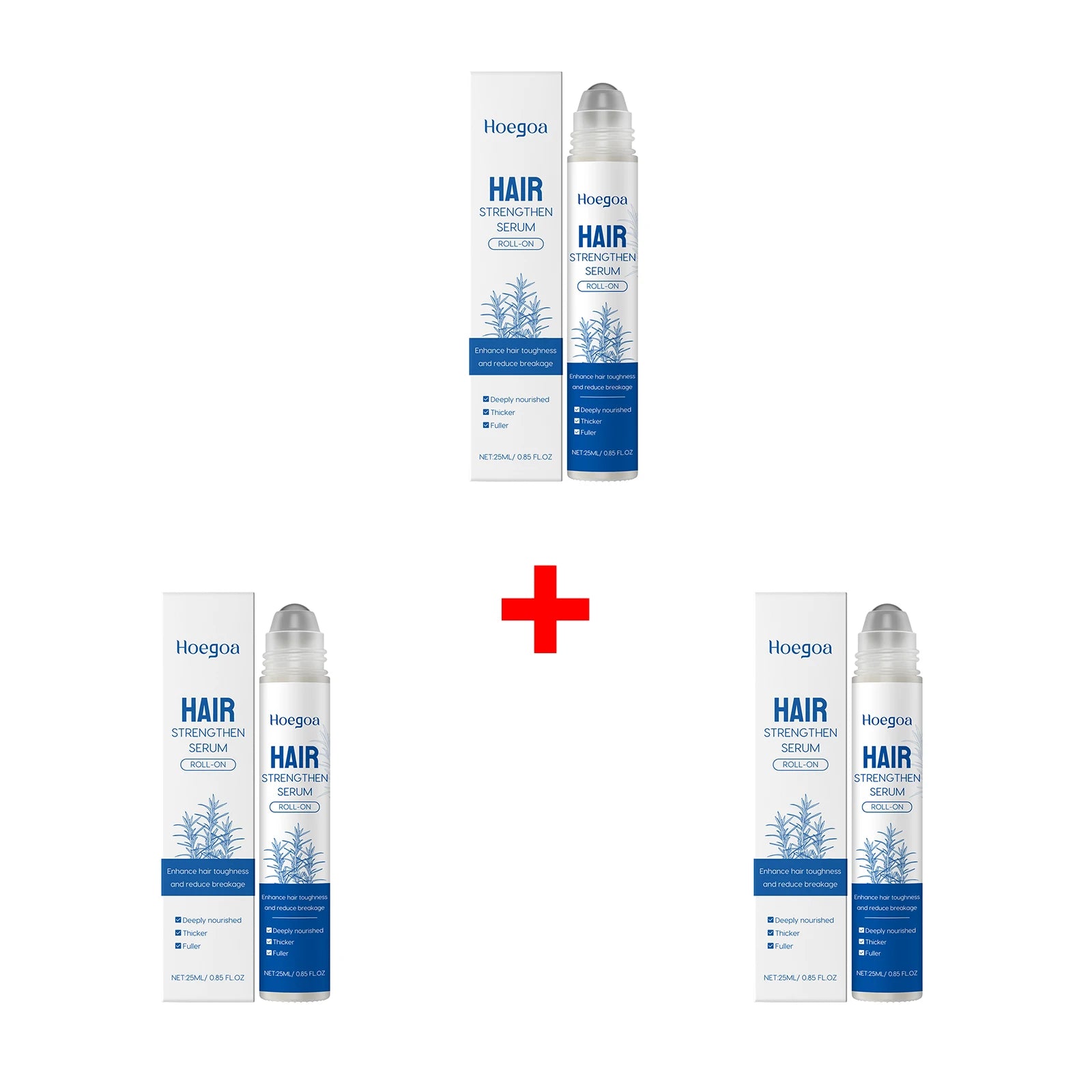 Rosemary Hair Growth Serum Roller for Scalp and Hair Strengthening - 13