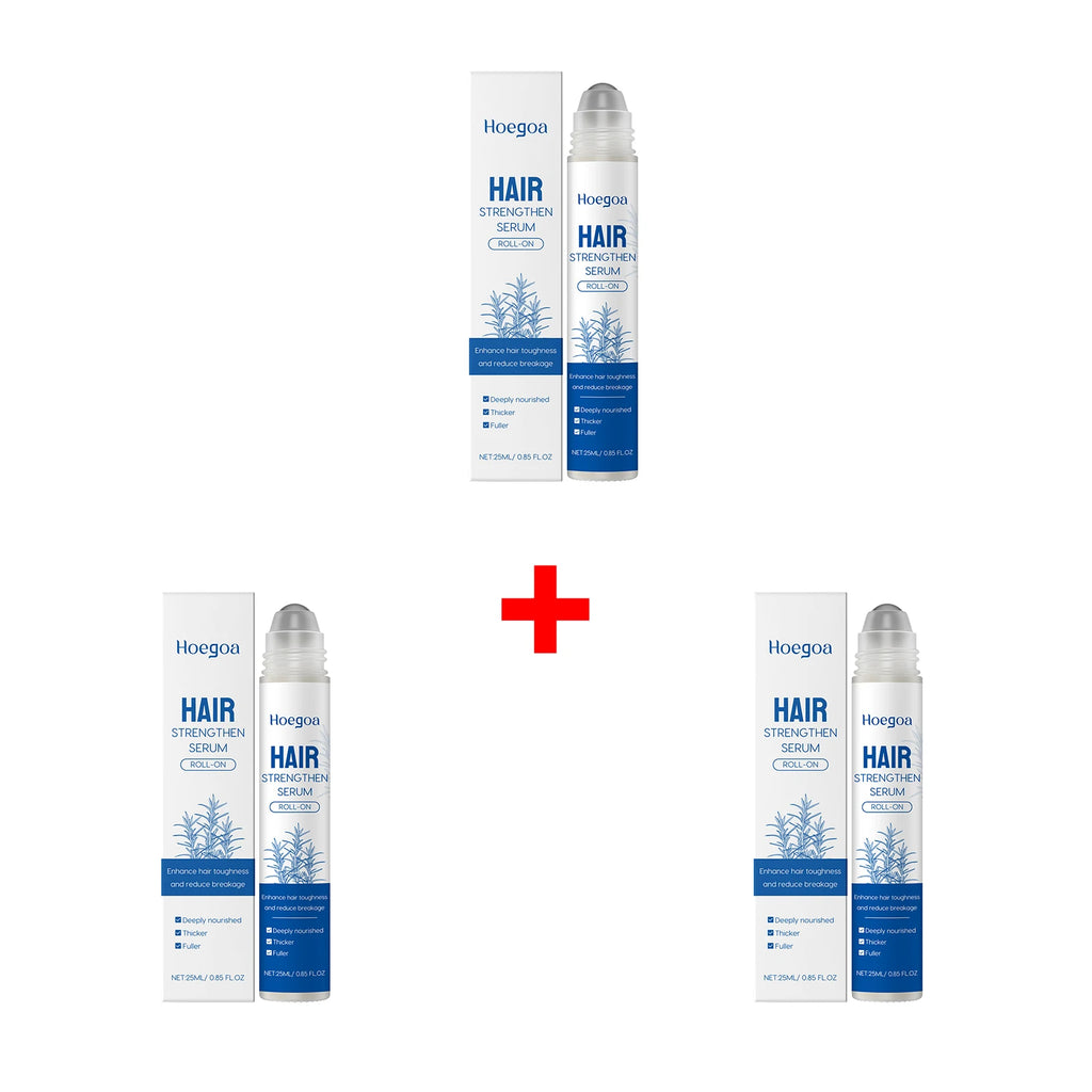 Rosemary Hair Growth Serum Roller for Scalp and Hair Strengthening