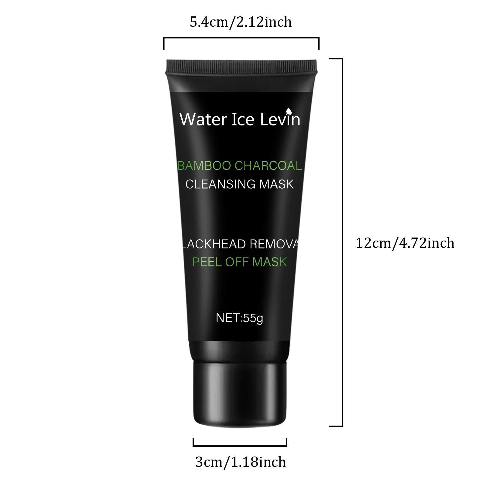 Water Ice Levin Bamboo Charcoal Peel Off Mask for Blackhead Removal - 3