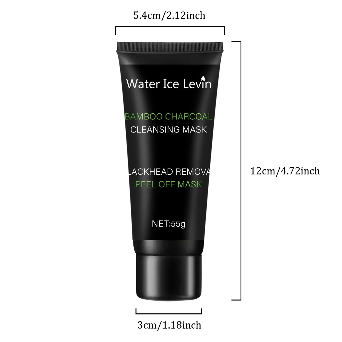 Water Ice Levin Bamboo Charcoal Peel Off Mask for Blackhead Removal