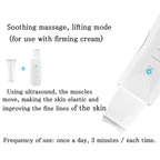 Ultrasonic Skin Scrubber Facial Pore Cleaner Blackhead Remover Device
