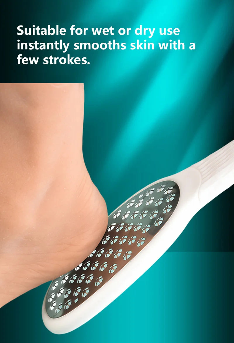 Professional Stainless Steel Foot File for Callus and Dead Skin Removal