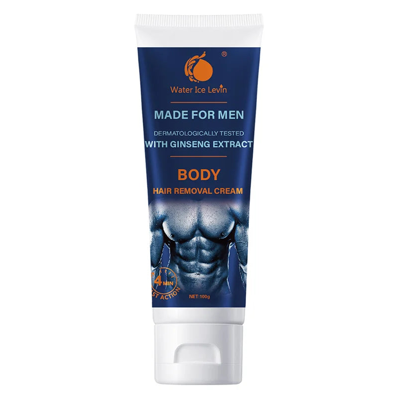 Water Ice Levin Painless Hair Removal Cream for Men and Women 100g