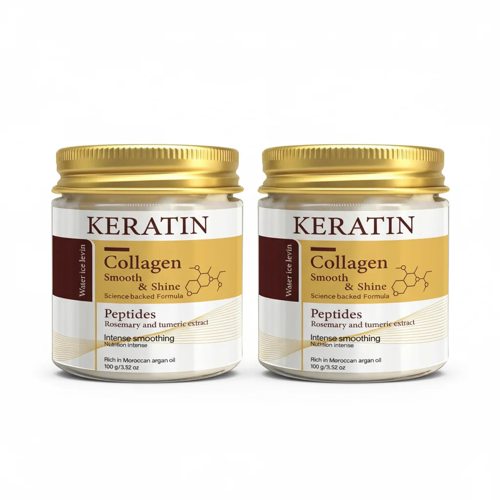 Keratin Collagen Argan Oil Hair Mask Deep Conditioning Treatment 100g
