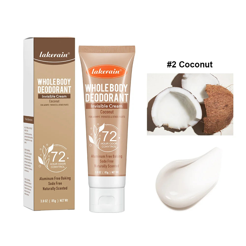 Long-Lasting Invisible Whole Body Deodorant Cream - 21
