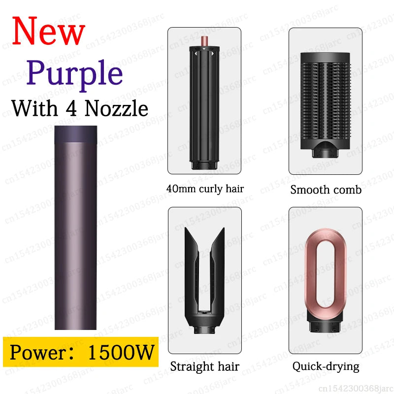 SenCiciMen 6 in 1 Hair Styler Curling Iron and Professional Dryer Brush