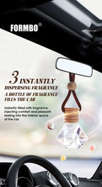 FORMBO Hanging Car Air Freshener Aromatherapy Diffuser Bottle
