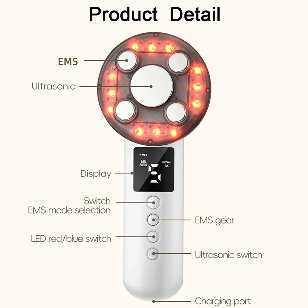 3-in-1 Cordless Body Slimming and Skin Tightening Massager