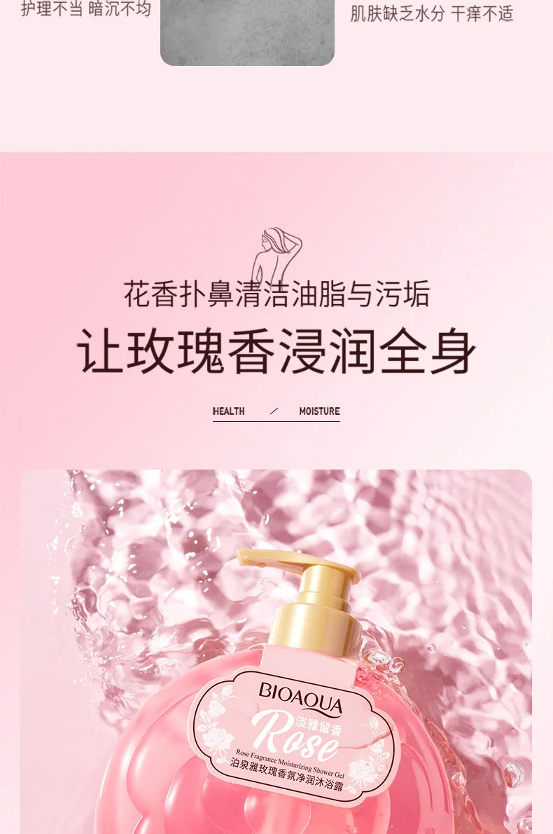 Floral Scented Moisturizing Body Wash Cleansing Shower Gel