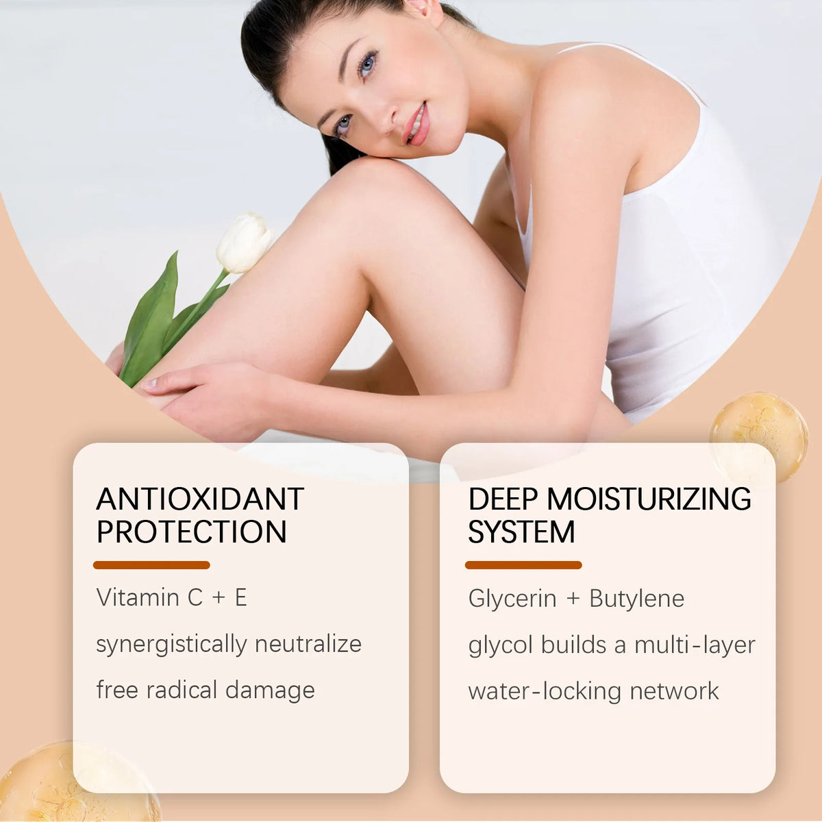 Vitamin C Brightening Body Oil for Hydrated Skin