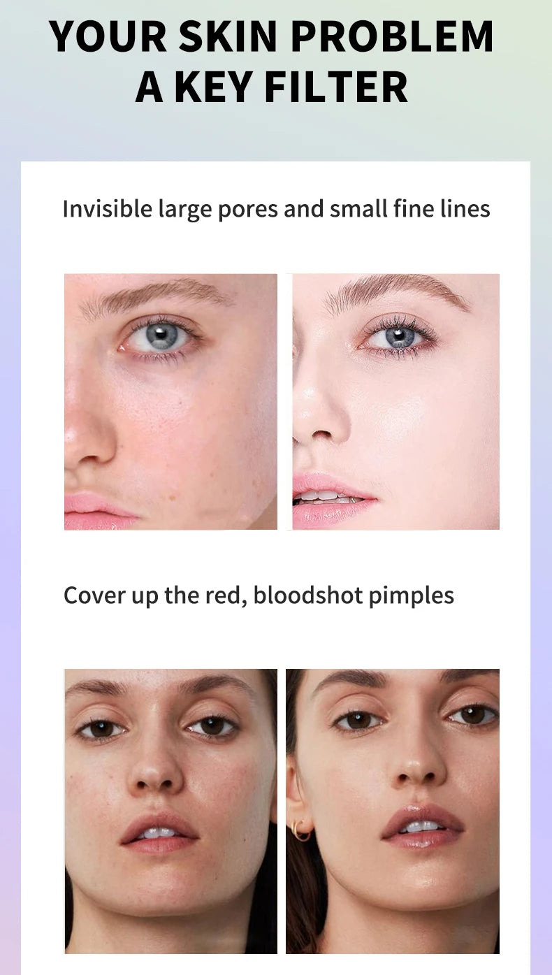 OCHEAL Tri Color Makeup Primer Moisturizing Face Isolation Cream