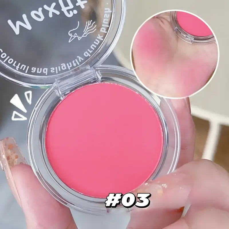 Maxfit Matte Powder Blusher Waterproof Long Lasting Face Makeup