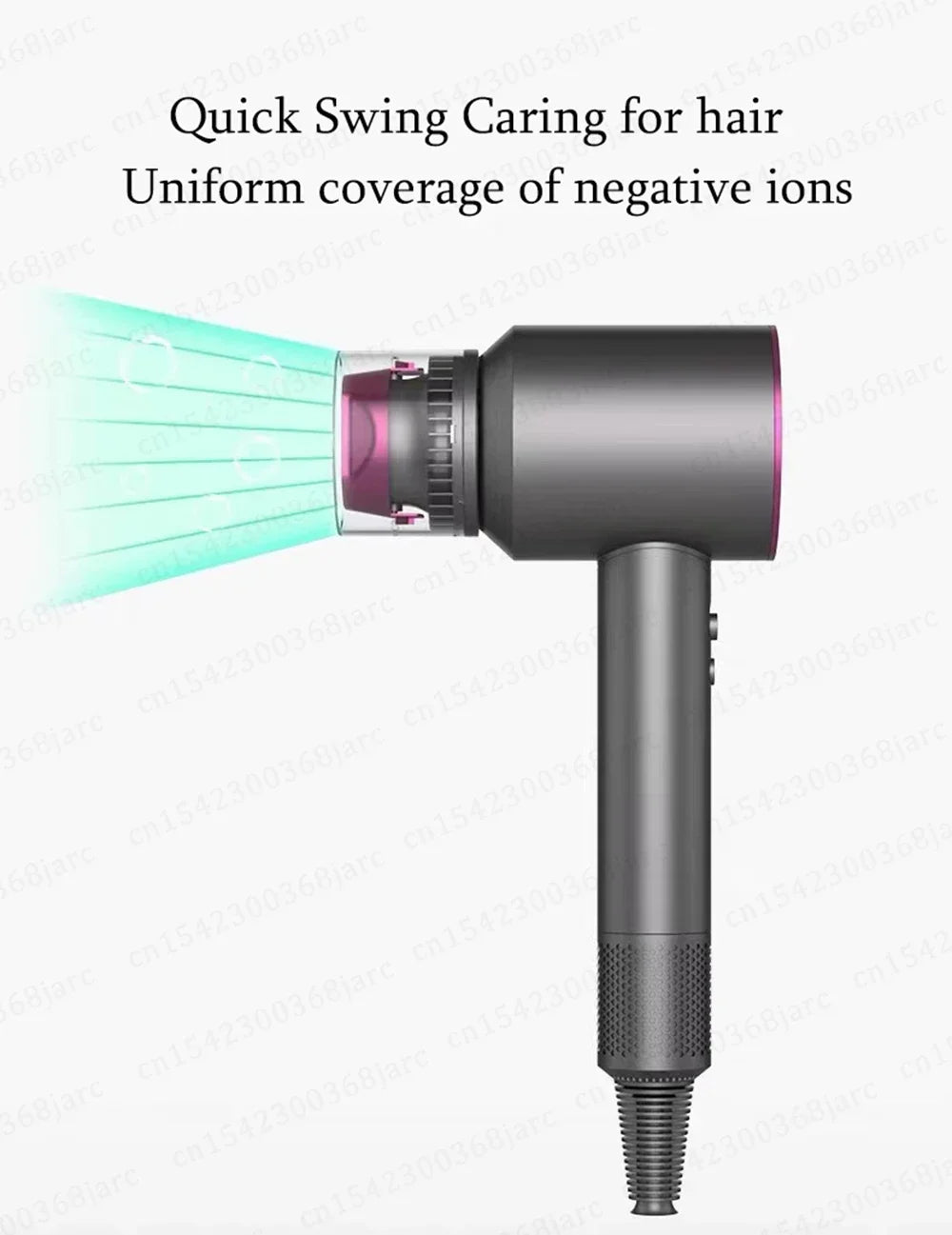 Automatic Swing Nozzle for Dyson Supersonic Hair Dryer Styling Accessory - 17