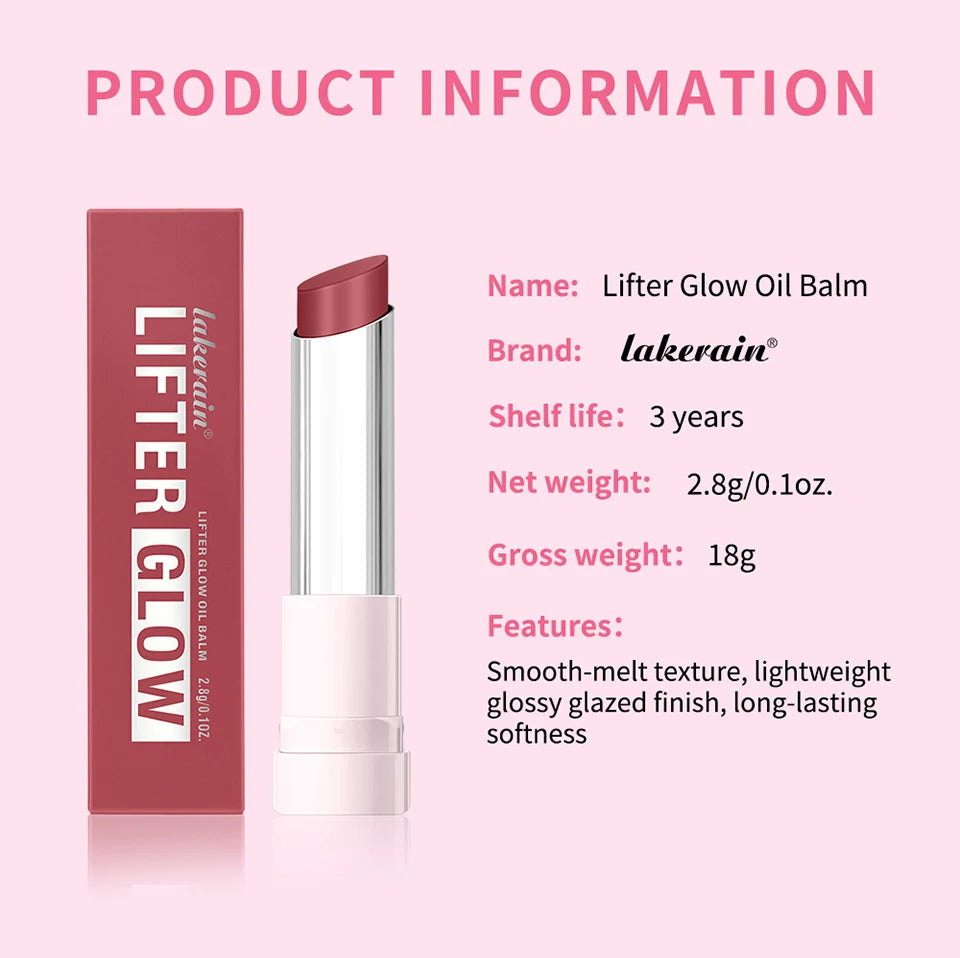 Hydrating Glossy Lip Balm with Glazed Finish