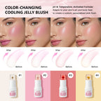 pH-Adaptive Color-Changing Jelly Blush for Lips and Cheeks