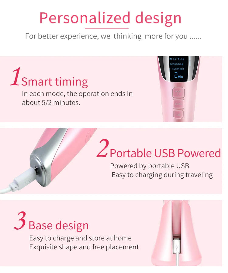 5-in-1 LED Micro-Current Facial Rejuvenation & Lifting Device - 15