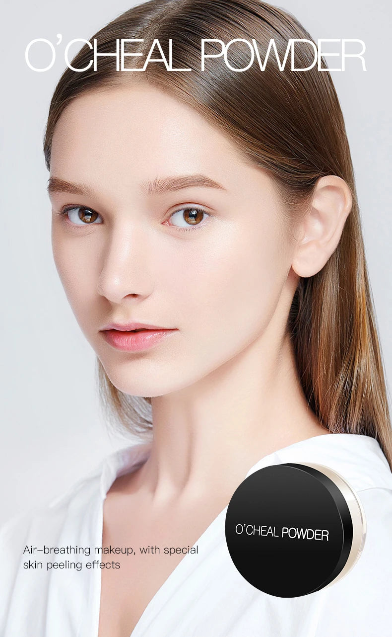 OCHEAL Lightweight Loose Setting Powder Waterproof Long Lasting Makeup - 7