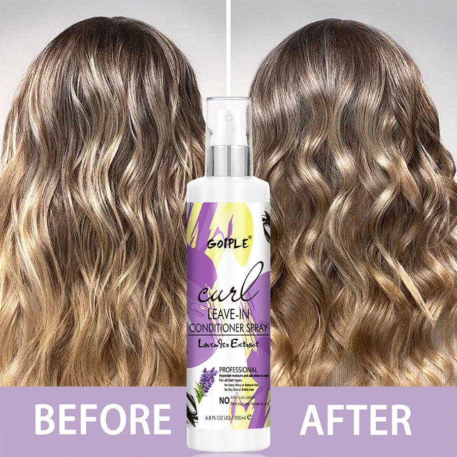 Goiple Hair Care Kit Leave In Conditioner Heat Protection and Curl Cream - 11