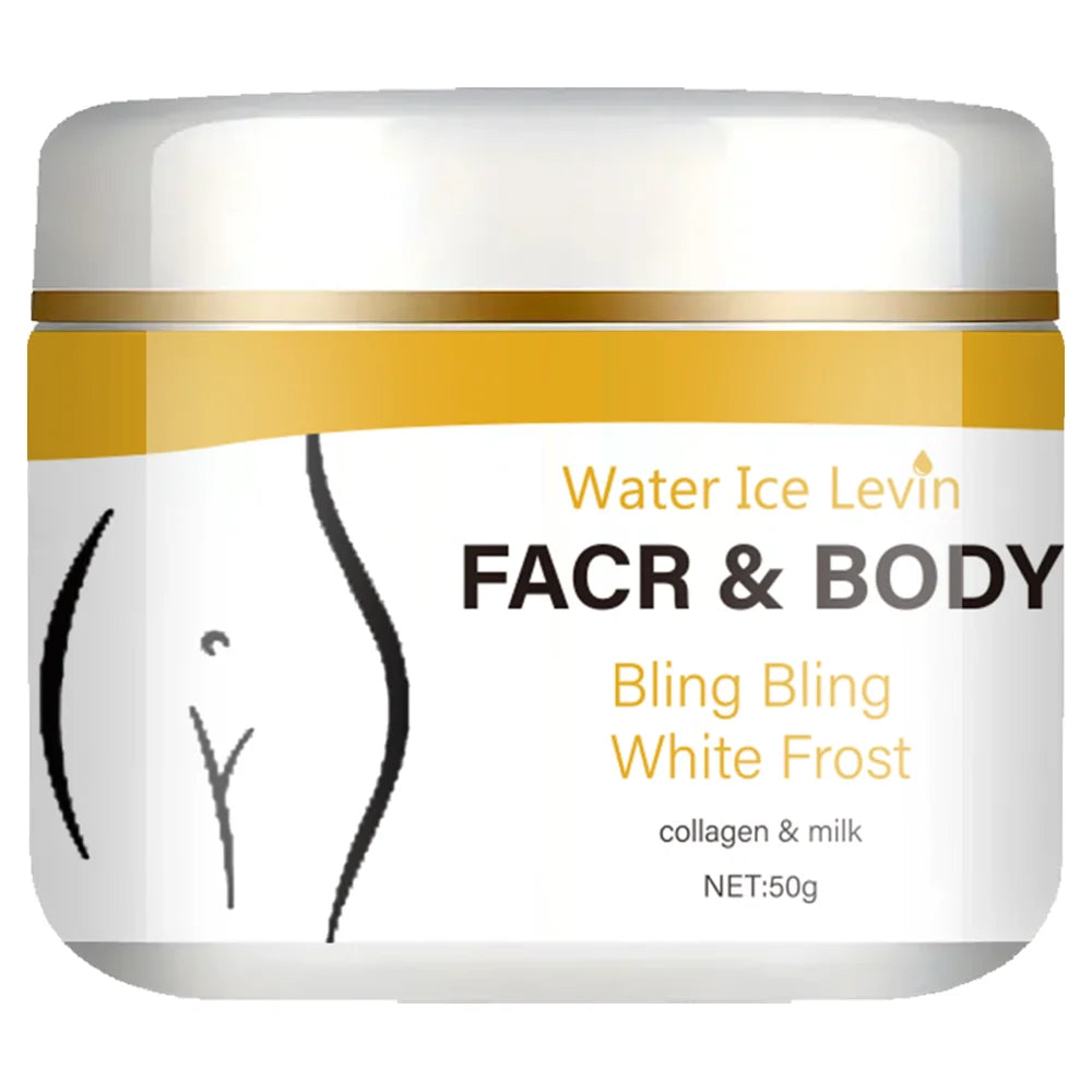 Water Ice Levin Whitening Cream Collagen Moisturizing Face Body Lotion - 10