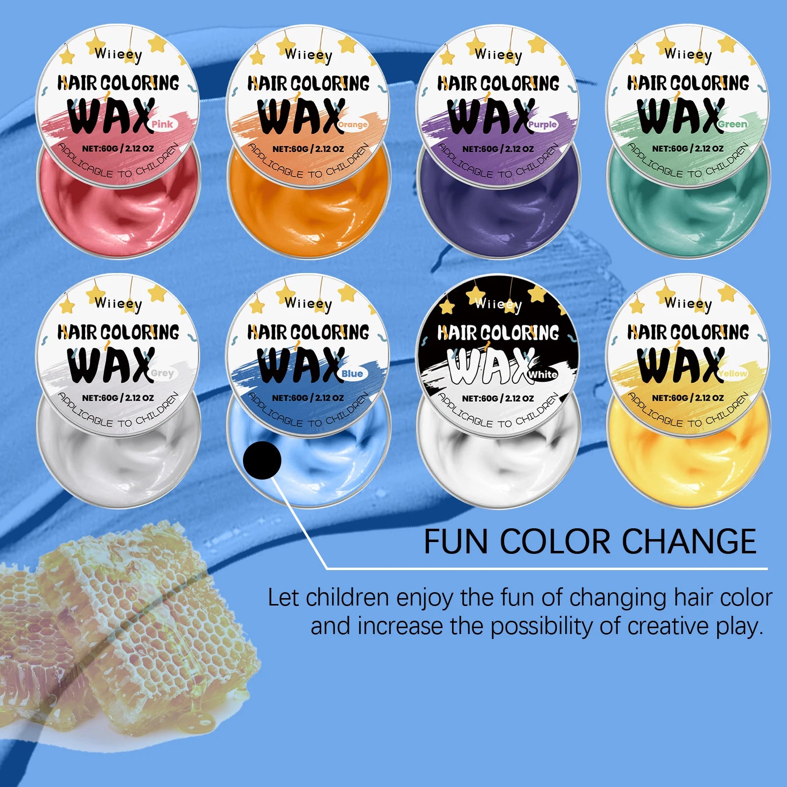 Temporary Hair Color Wax for Kids Parties - 21