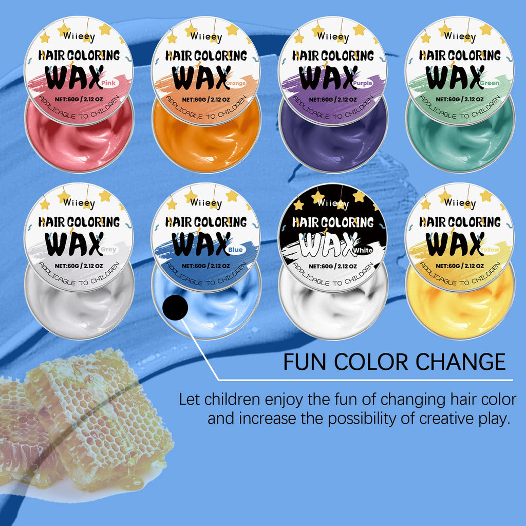 Temporary Hair Color Wax for Kids Parties