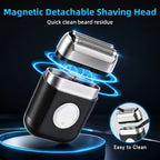 Portable Electric Foil Shaver for Men Wet and Dry Use