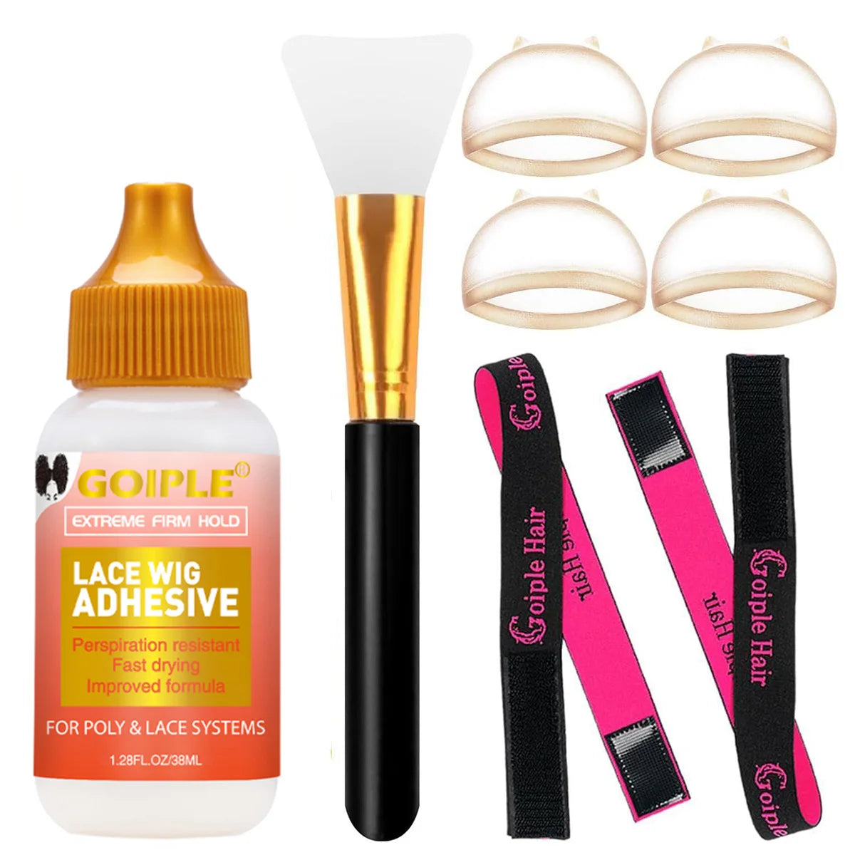 Goiple Lace Wig Adhesive Kit Waterproof Glue for Hair Systems - 1