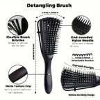 Detangling Hairbrush for Curly and Long Hair Anti-static Scalp Comb