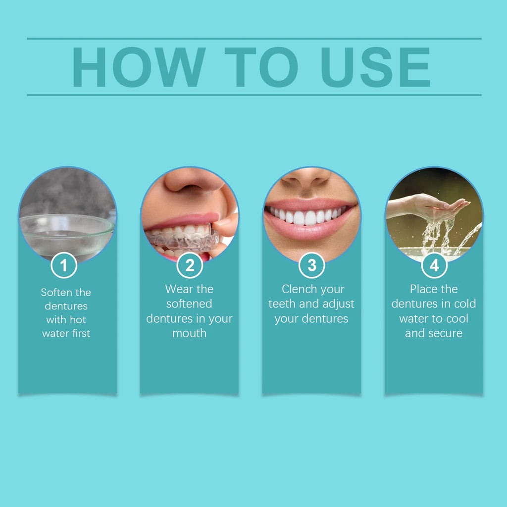 Adjustable Snap-On Dentures for Instant Smile Repair