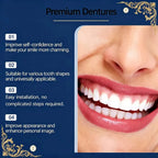Full Mouth Cosmetic Denture Set with Storage Case