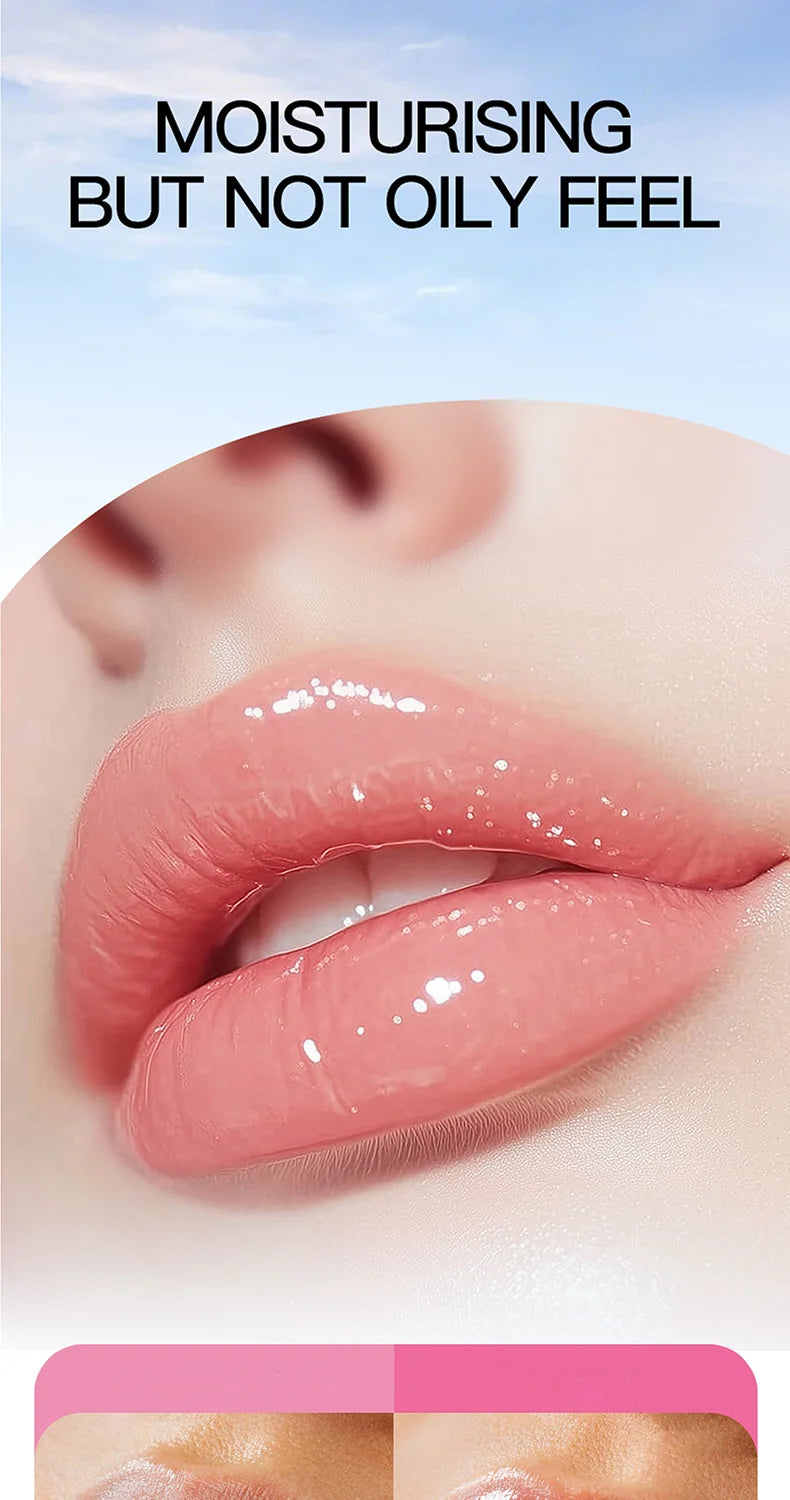 OCheal Crystal Gloss Moisturizing Lip Balm Hydrating Tinted Lip Care