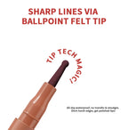 Long-Lasting Waterproof Ballpoint Felt Tip Lip Liner