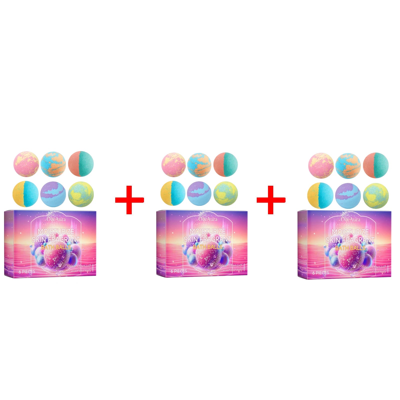 Scented Aromatherapy Bath Bombs for Skin Relaxation and Spa - 9