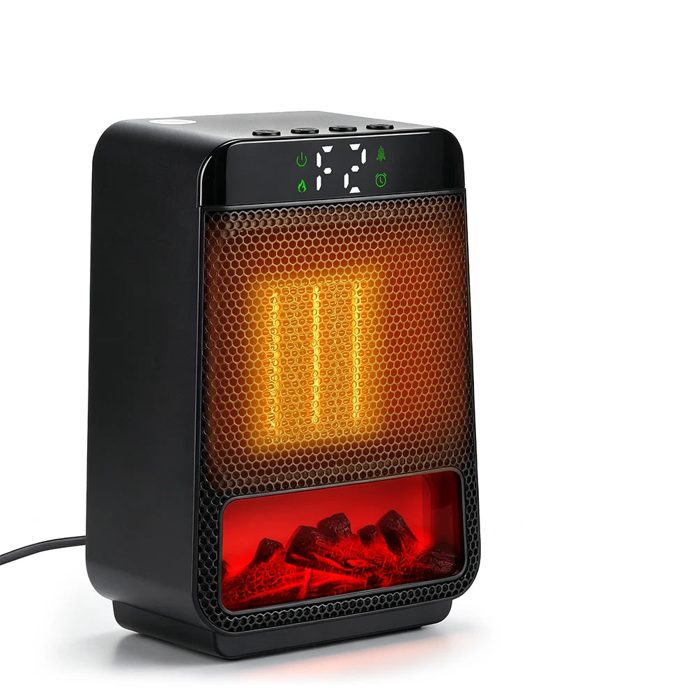 Portable Electric Space Heater with Flame Effect - 30