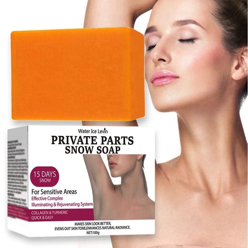 Turmeric and Collagen Brightening Soap Vitamin C Skin Glow Bar 100g