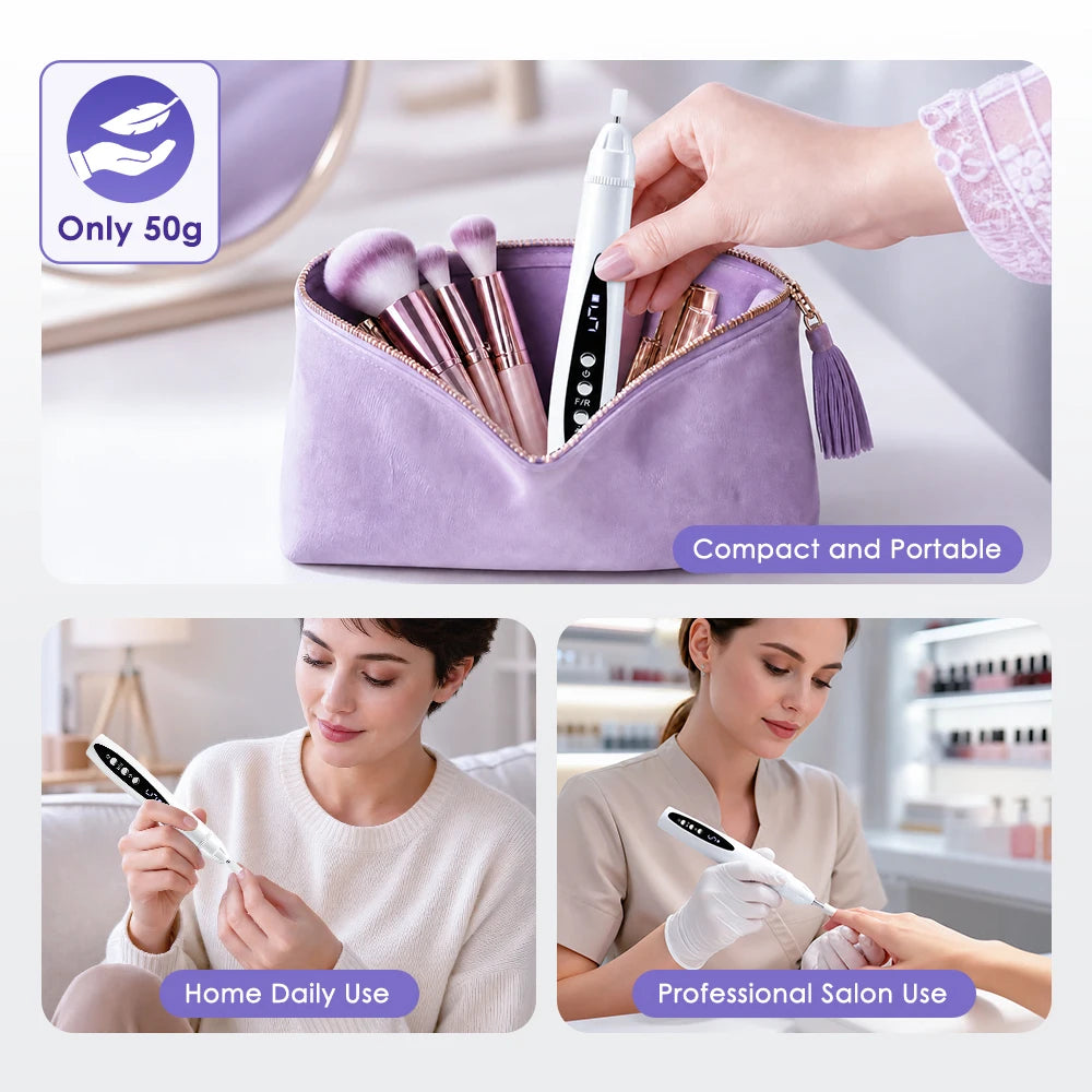 2-in-1 Electric Nail Drill and UV Curing Lamp Kit