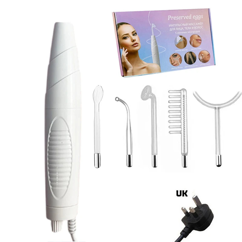 7-in-1 High Frequency Facial Wand Skin Tightening Electrotherapy Device - 9