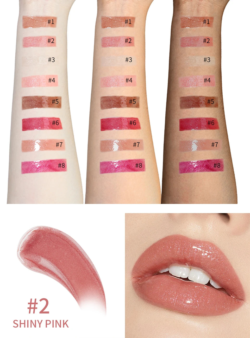 Shimmering Moisturizing Lip Gloss for Plump and Hydrated Lips