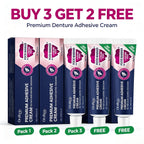 Strong Hold Denture Adhesive Cream for Full and Partial Dentures