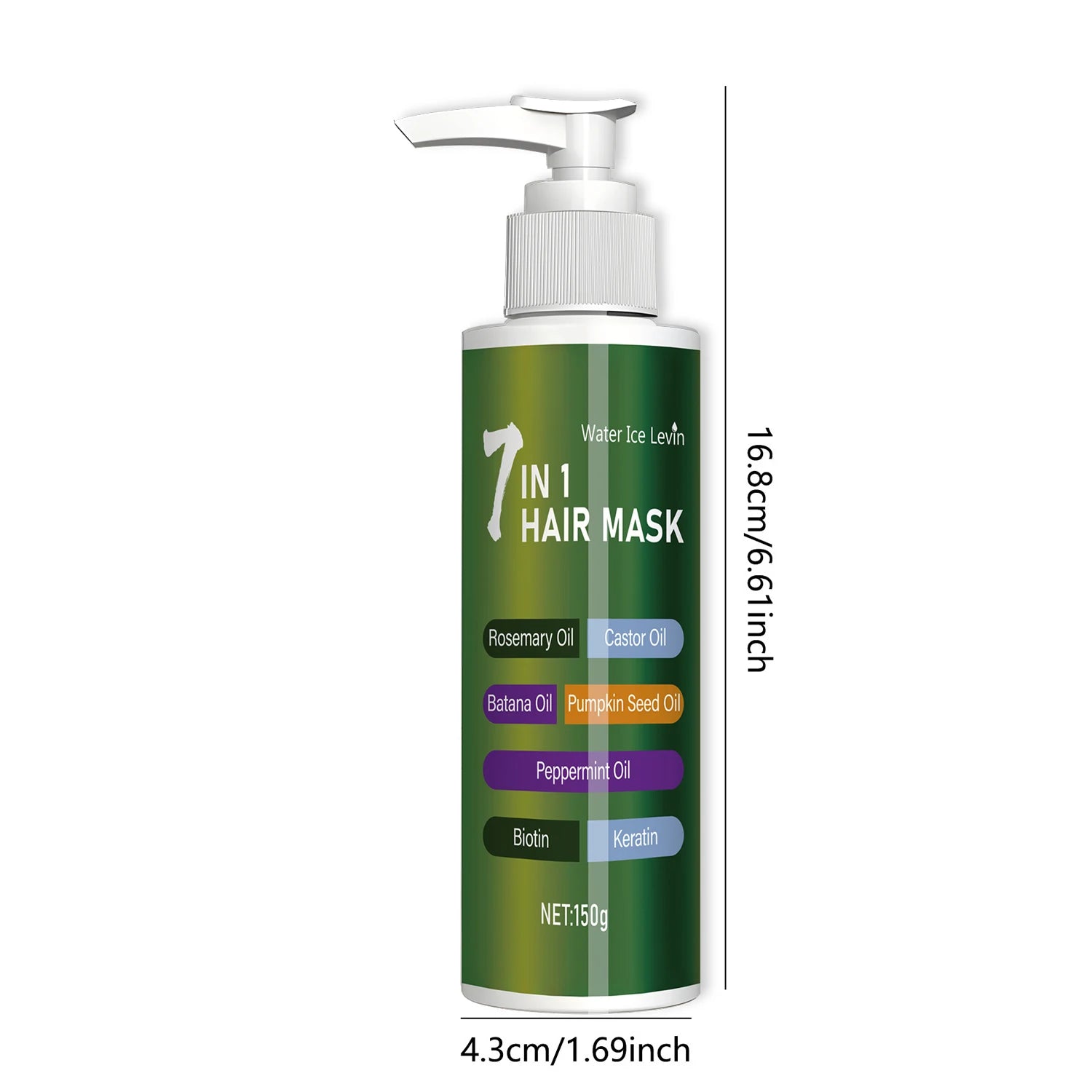 7-in-1 Deep Care Hair Mask with Rosemary Castor Oil Biotin and Keratin