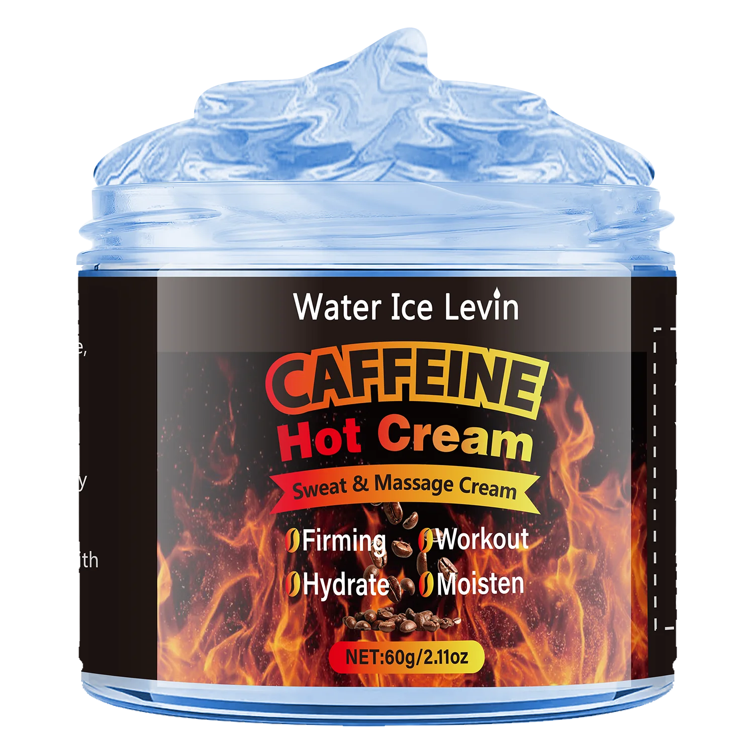 Caffeine Hot Cream Firming Body Moisturizer for Workout and Massage - 10
