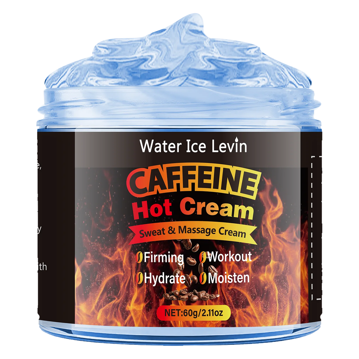Caffeine Hot Cream Firming Body Moisturizer for Workout and Massage