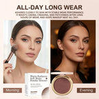 Matte Pressed Powder Bronzer for Face Contouring