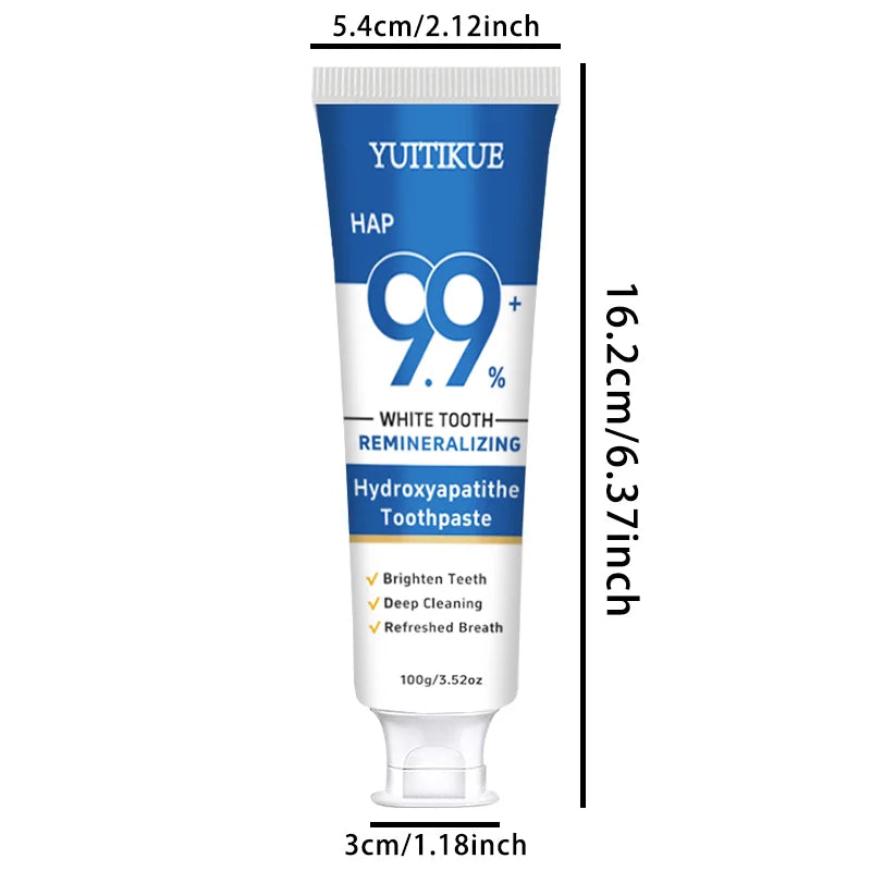 YUITIKUE Hydroxyapatite Toothpaste Remineralizing Teeth Whitening 100g