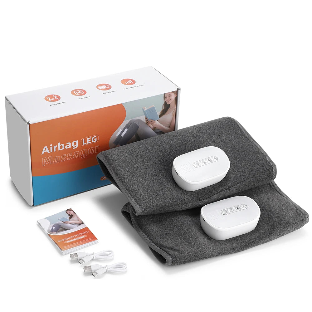 Cordless Heated Leg Massager with Air Compression - 17