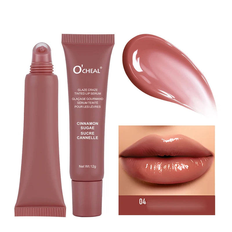 O'Cheal Glaze Tinted Lip Serum Moisturizing Gloss - 24