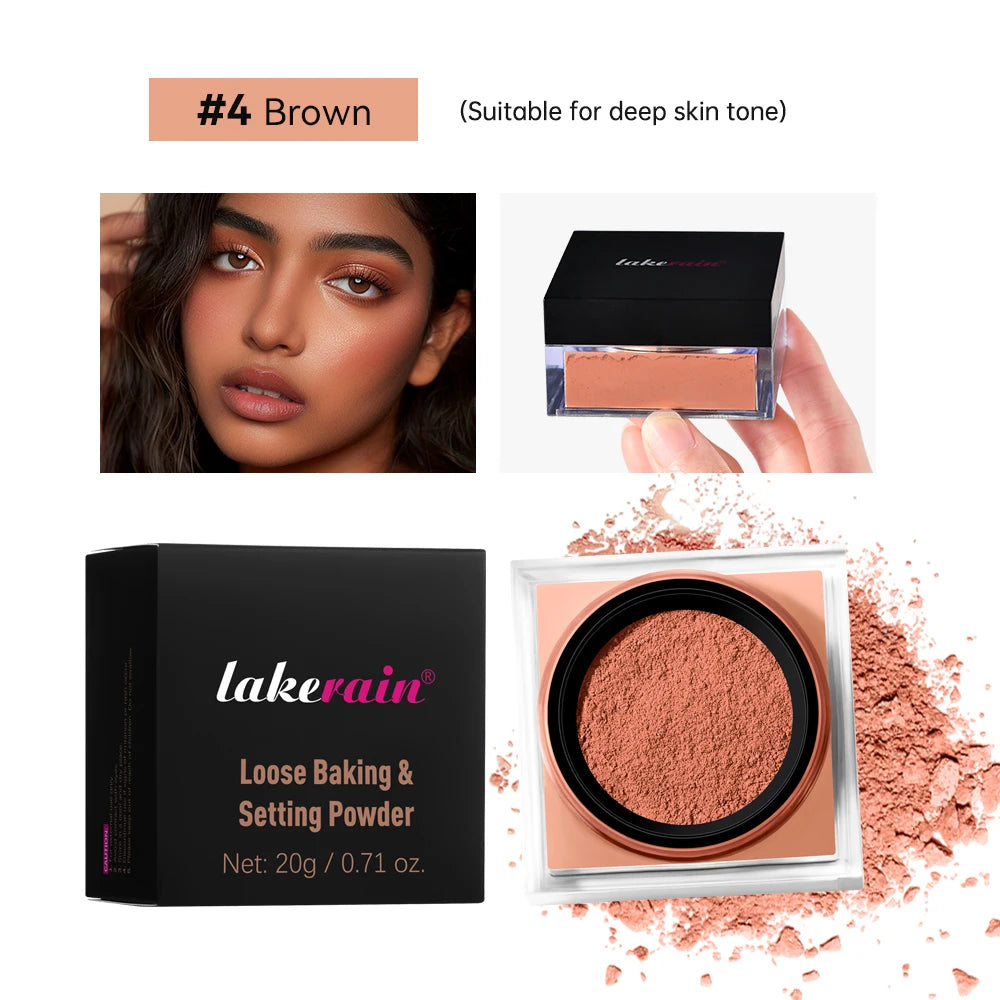 Matte Loose Baking and Setting Powder for Flawless Makeup - 34